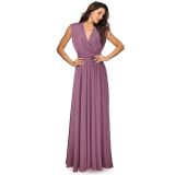 Women Sexy Cross Backless Bandage Long Dress