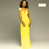 Women Sexy Cross Backless Bandage Long Dress