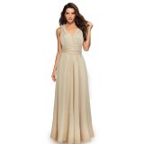 Women Sexy Cross Backless Bandage Long Dress