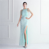 Plus Size Women Sequin Formal Party Evening Dress