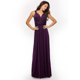 Women Sexy Cross Backless Bandage Long Dress