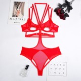 Women Sexy Mesh Bodysuit Lingerie