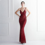 sequins Plus Size Fat Size Costume Formal Party Evening Dress