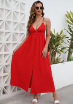 Summer Ladies Mid Straps Loose Dress Holidays Style Beach Dress Summer Ladies Mid Straps Loose Dress Holidays Style Beach Dress