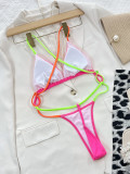 Women Sexy Solid Color One-piece Swimwear