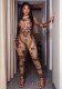Women Vintage Print Sexy Jumpsuit