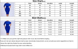 Plus Size Ladies' High Waist Ruffled Chic Bodycon Pencil Dress