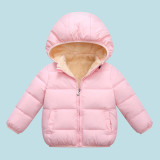 Customized Children'S Fleece Warm Cotton Padded Clothing Boys Down Cotton Clothing Girls Cotton Padded Jacket Baby Children'S Clothing Jacket