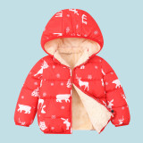 Customized Children'S Fleece Warm Cotton Padded Clothing Boys Down Cotton Clothing Girls Cotton Padded Jacket Baby Children'S Clothing Jacket