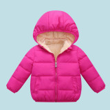 Customized Children'S Fleece Warm Cotton Padded Clothing Boys Down Cotton Clothing Girls Cotton Padded Jacket Baby Children'S Clothing Jacket