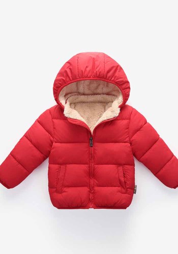 Customized Children'S Fleece Warm Cotton Padded Clothing Boys Down Cotton Clothing Girls Cotton Padded Jacket Baby Children'S Clothing Jacket