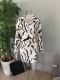 Creative Spring Street Hipster Women'S Fashion Casual Print Shirt And Skirt Two Piece Set
