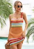 Women Summer Sexy Backless Sling Bikini Beach Dress