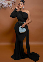 Women Slash Shoulder Maxi Dresses Evening Gowns Women Slash Shoulder Maxi Dresses Evening Gowns