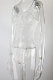 Women sexy lace suspender Jumpsuit