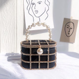 French Bag Trendy Pearl Bucket Bag Summer Handbag Bag Women'S Bag
