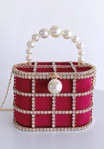 French Bag Trendy Pearl Bucket Bag Summer Handbag Bag Women'S Bag French Bag Trendy Pearl Bucket Bag Summer Handbag Bag Women'S Bag