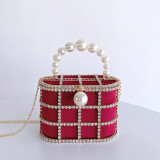 French Bag Trendy Pearl Bucket Bag Summer Handbag Bag Women'S Bag