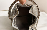 Women Rhinestone Handbag Full Diamond Messenger Bag