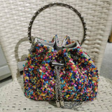 Women Rhinestone Handbag Full Diamond Messenger Bag