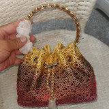 Women Rhinestone Handbag Full Diamond Messenger Bag