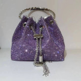 Women Rhinestone Handbag Full Diamond Messenger Bag