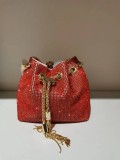Women Rhinestone Handbag Full Diamond Messenger Bag