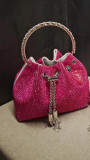 Women Rhinestone Handbag Full Diamond Messenger Bag