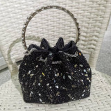 Women Rhinestone Handbag Full Diamond Messenger Bag