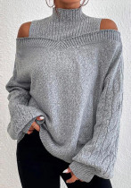 Women Off Shoulder Sweater