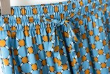 Summer Plume Drape Casual Blazer Print Drape Wide-Leg Pants Set