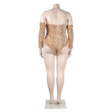 Women Sexy Feather Sequin Jumpsuit