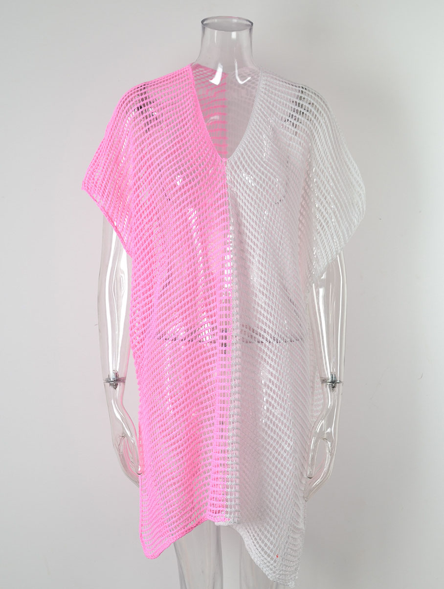 Knitted Hollow-Out Tassel Cover-Up Blouse for Summer Holidays