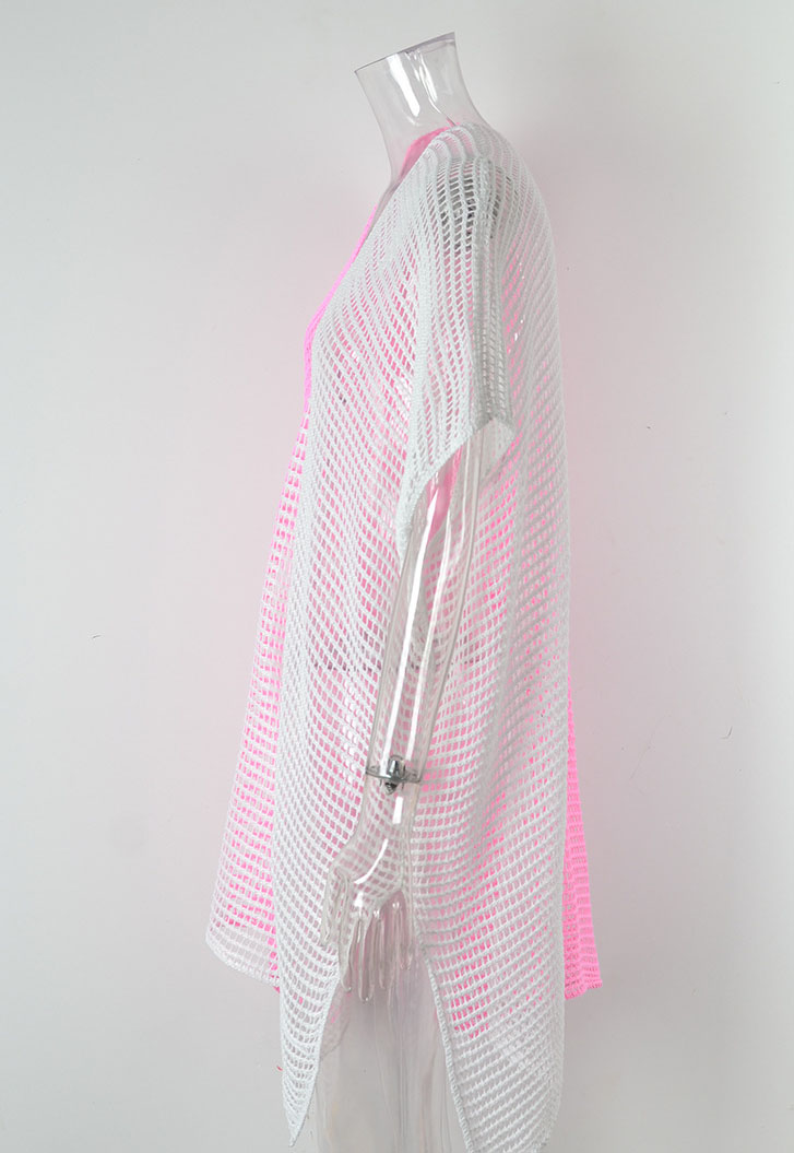 Knitted Hollow-Out Tassel Cover-Up Blouse for Summer Holidays