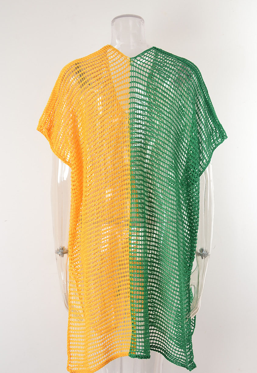 Knitted Hollow-Out Tassel Cover-Up Blouse for Summer Holidays