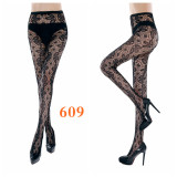 Women Mesh Jacquard Pantyhose