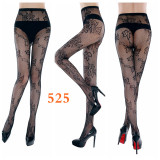 Women Mesh Jacquard Pantyhose