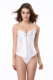 Zipper corset tummy control Tight Fitting corset bride dress court corset