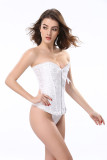 Zipper corset tummy control Tight Fitting corset bride dress court corset