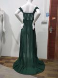 Pregnant Women Sexy Off Shoulder Slit Maxi Party Dress