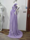 Pregnant Women Sexy Off Shoulder Slit Maxi Party Dress