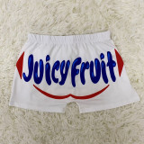 Women'S Sexy Tight Fitting Shorts Graphic Print Homewear Shorts Yoga Pants