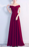Women Black Party Dress Sexy Off Shoulder Evening Dress