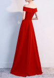 Women Black Party Dress Sexy Off Shoulder Evening Dress