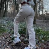 Women High Waist Multi Pocket Cargo Pants