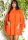 Sexy chiffon elegant pleated hollow out dress