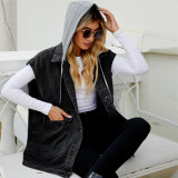 Women Fashion Loose Denim Vest