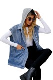 Women Fashion Loose Denim Vest