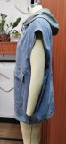Women Fashion Loose Denim Vest