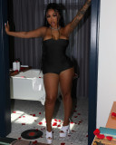 Women summer sexy off shoulder Romper